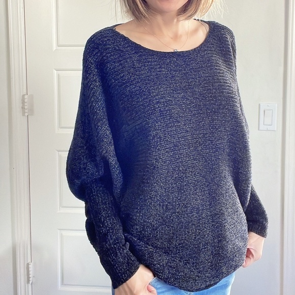 06 Cozy Chenille Batwing Sleeve Sweater Top - Picture 4 of 14